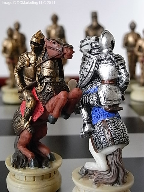 Medieval Warrior Themed Chess Set